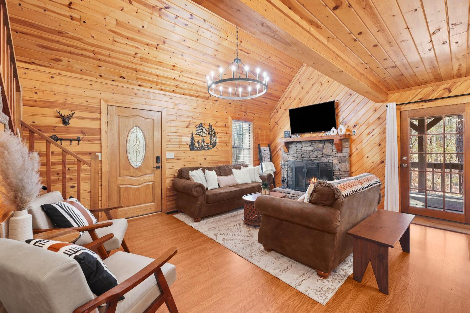 Firefly Lodge - Cozy 4 Bedroom Cabin Minutes To Helen Sautee Nacoochee Exterior foto